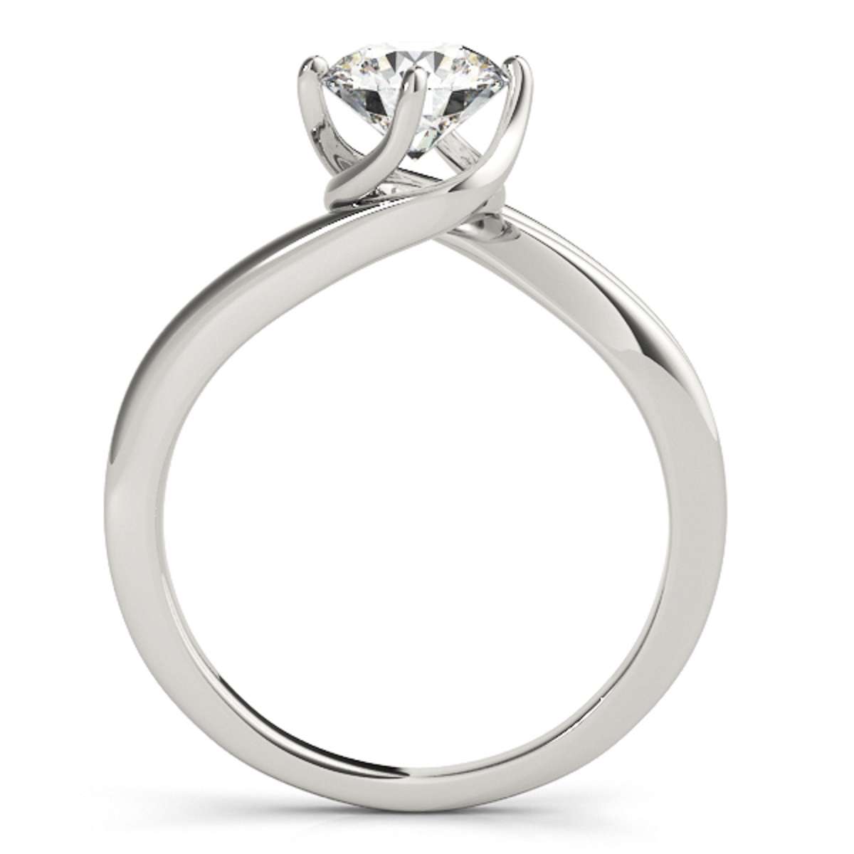 1/2 Carat Natural Diamond Solitaire Engagement Wedding Rings For Women In 10K Rose White & Yellow Gold Mauli Jewels