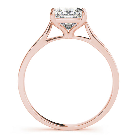 1.50Ctw Princess Cut Lab-Grown Diamond Ring in 10K White, Rose, and Yellow Gold for Women