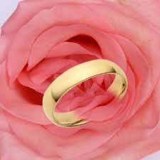 10K Solid 5MM Plain Gold Wedding Band For Men and Women Mauli Jewels