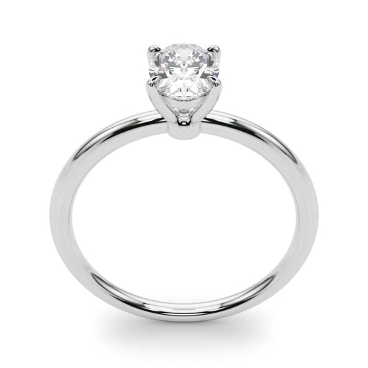 1.50 Carat Oval Lab-Grown  Brilliant cut {GH VS1}Diamond Ring in 10K White, Rose, and Yellow Gold for Women