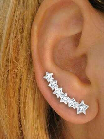 0.15 Carat Diamond Earrings Star Shaped 14k Rose/ White & Yellow Gold Genuine Wedding Jewelry Collection Mauli Jewels