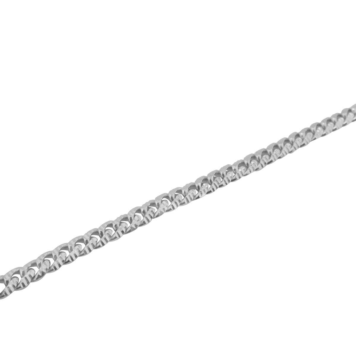 MauliJewels 5MM Miami Curb Link/Cuban Link 8.5" Bracelet in Sterling Silver & 14K Solid Gold Plated Mauli Jewels