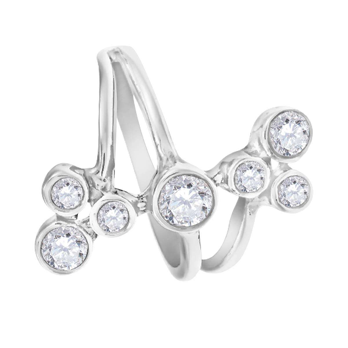 0.75 Carat Natural Diamond Bezel Set Engagement Wedding Ring In 10K Rose White & Yellow Gold Mauli Jewels