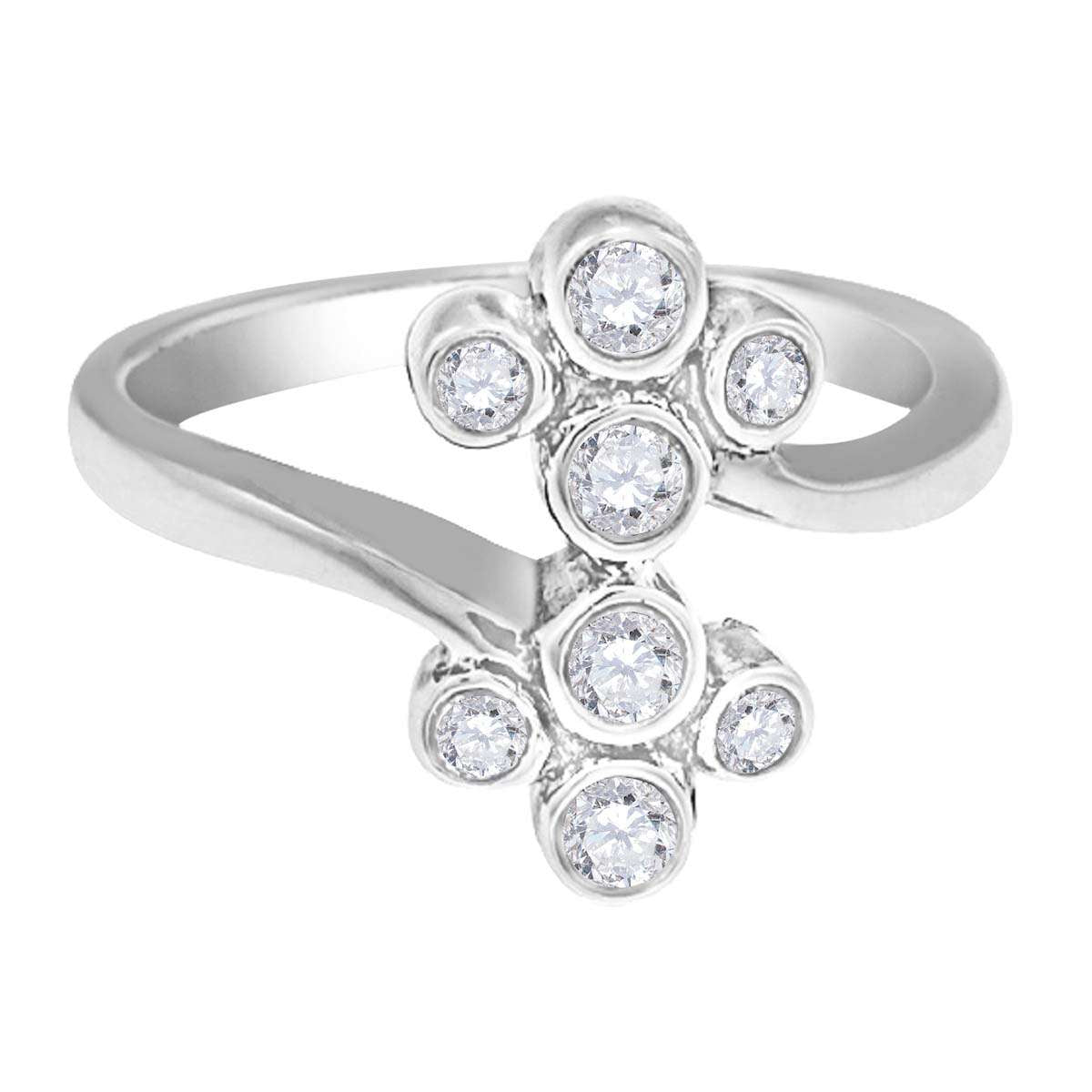 0.25 Carat Natural Diamond Bezel-Set Engagement Wedding Ring in 10K Rose, White, or Yellow Gold Mauli Jewels