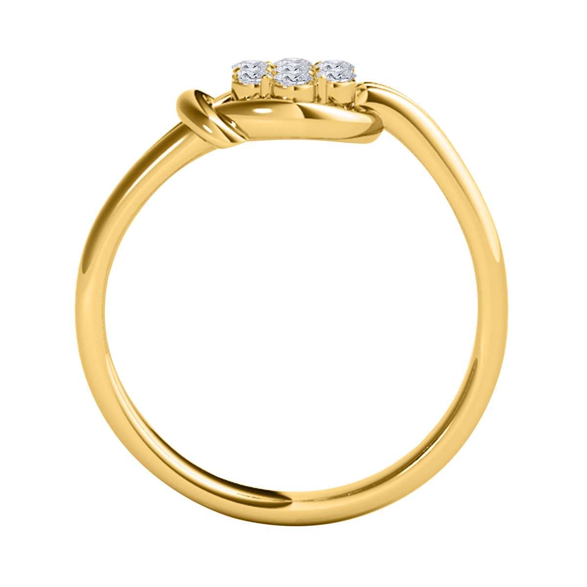 MAULI JEWELS 1/4 Carat Seven-Stone Diamond Engagement Ring in 14K Rose, White, or Yellow Gold Mauli Jewels