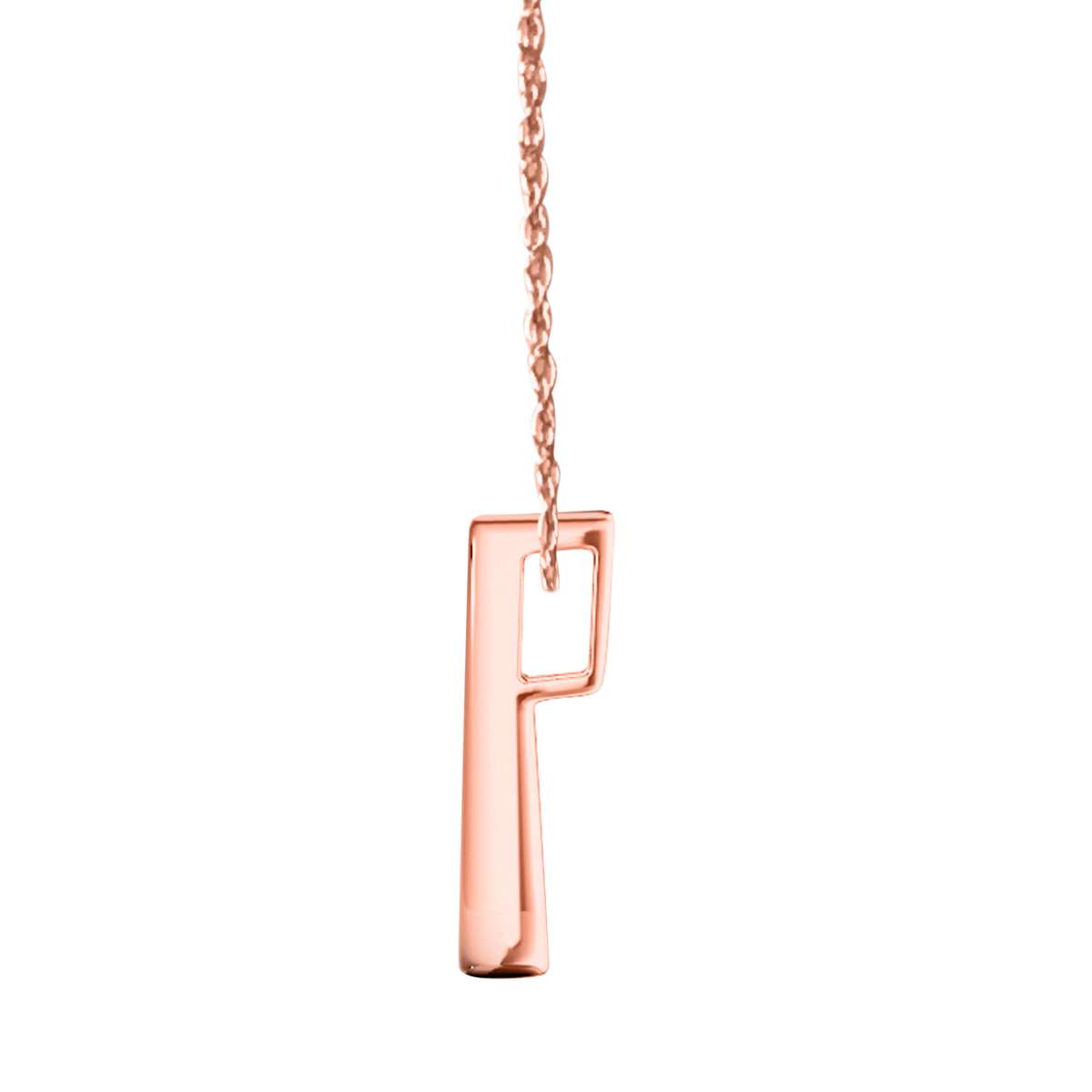 0.25 Ct - 0.50 Ct Diamond Channel Set 3 Stone Pendant Necklace For Women In 14K Rose White & Yellow Gold With 18" Box Chain Mauli Jewels