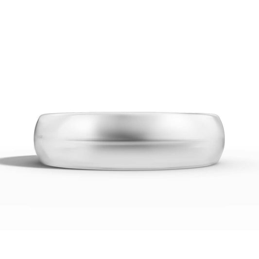 MauliJewels 6MM Wedding Band for Men and Women, 10K Yellow or White Gold, Ring Sizes 5-9