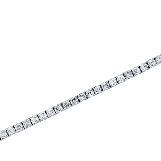 Diamond Tennis Brilliant-Cut Luxury Bracelet in Lab-Grown 14K Gold (F-G/VS1) 4.00 Ct Mauli Jewels