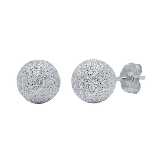 Mauli Jewels 14k Yellow Gold Ball Stud Earrings for Women | Solid Laser Cut Gold Studs | Lightweight Push Back Ear Studs | Classic Gold Earrings Gift for Her