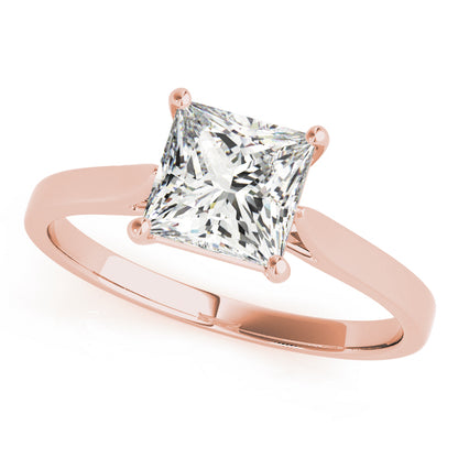 0.50 Carat Pear-Cut Lab-Grown Diamond Ring in 10K White, Rose, and Yellow Gold – Elegant Sparkle for Women