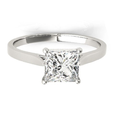 0.50 Carat Pear-Cut Lab-Grown Diamond Ring in 10K White, Rose, and Yellow Gold – Elegant Sparkle for Women