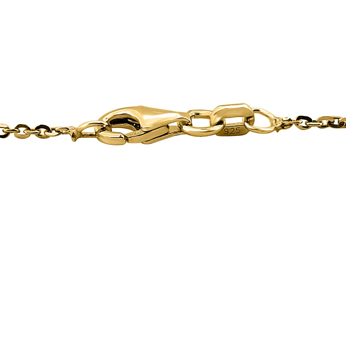 MauliJewels 1.4MM Flat Link Cable Chain/ 14K Yellow Gold / 925 Sterling Silver/Italian Made/ 18" Necklace/Cable Chain