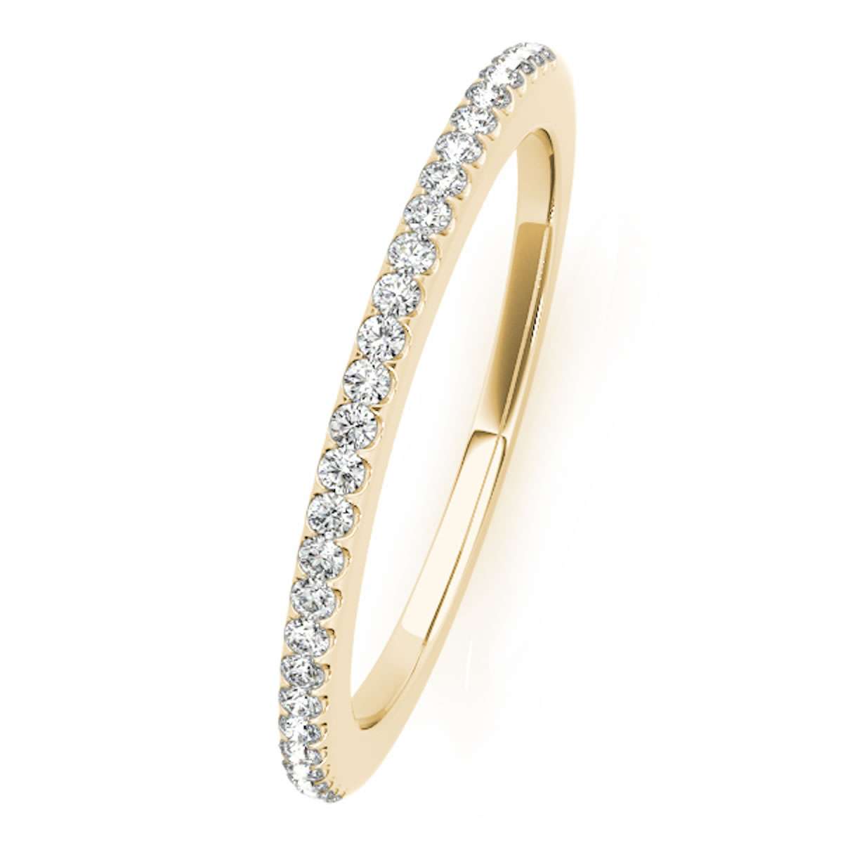 MauliJewels 0.14 Carat Natural Diamond Antique Engagement Wedding Band Women 14K Solid Gold