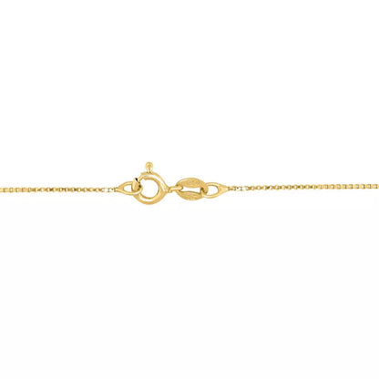 Real Diamond Love in Heart 14k yellow gold over Silver Pendant Necklace