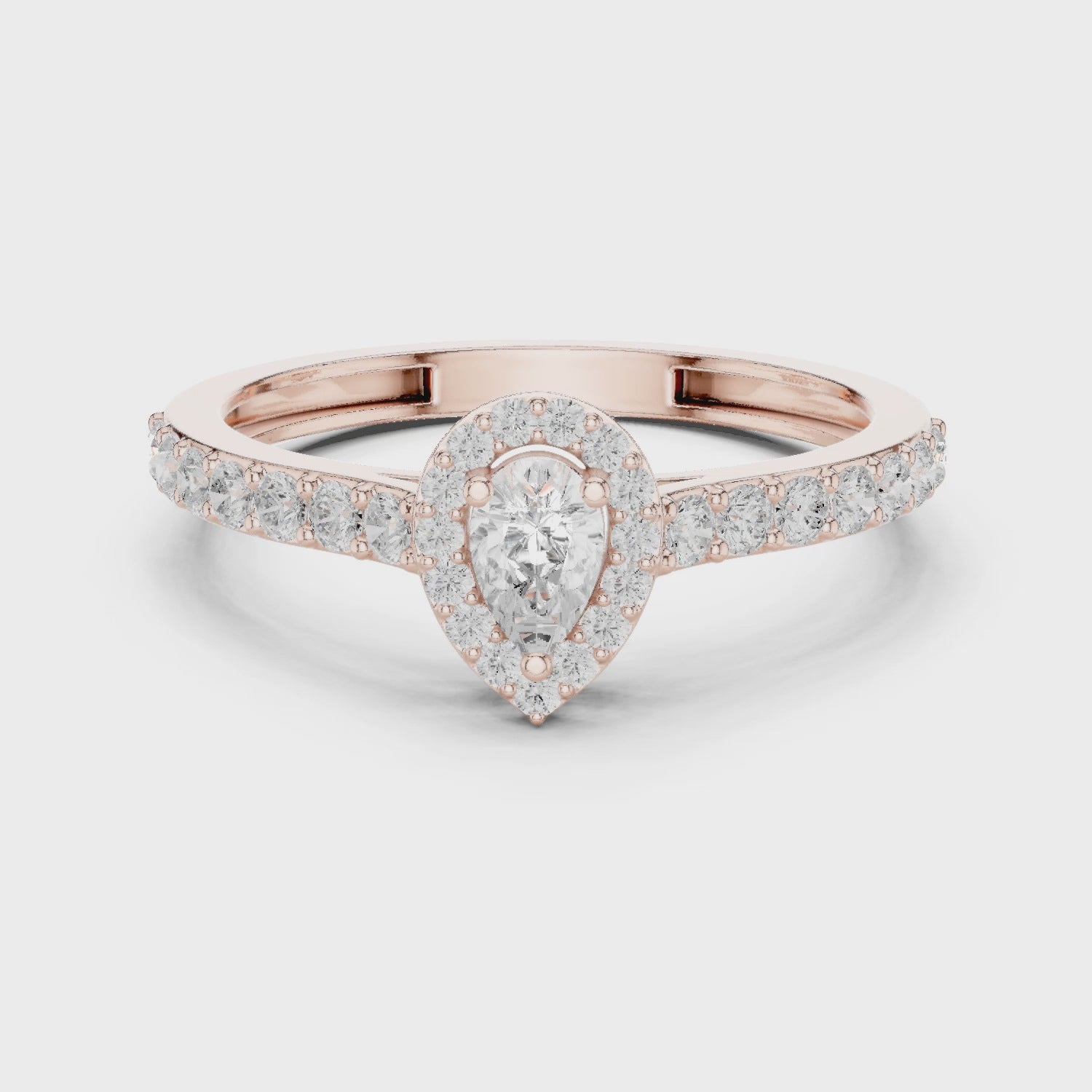 Mauli Jewels 10K Gold 0.50 Ct Lab Grown Diamond Engagement Ring for Women, EF-VS1 Clarity in Rose, White & Yellow Gold, Gift for Her, Ring Sizes 5-9